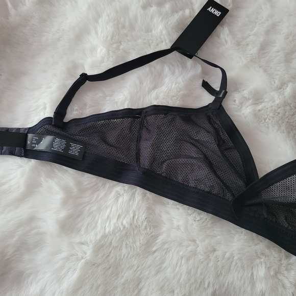 🌹DKNY BRAND NEW SHEER STRIPE BRALETTE SIZE S - Picture 6 of 6
